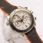 Japan Grade Omega Seamaster Replica Planet Ocean 600m Chronograph Watch - White Dial